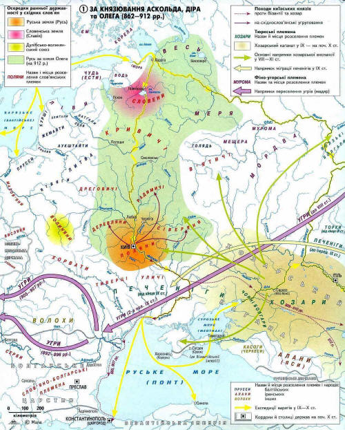 За князювання Аскольда, Діра та Олега (862-912 рр.)